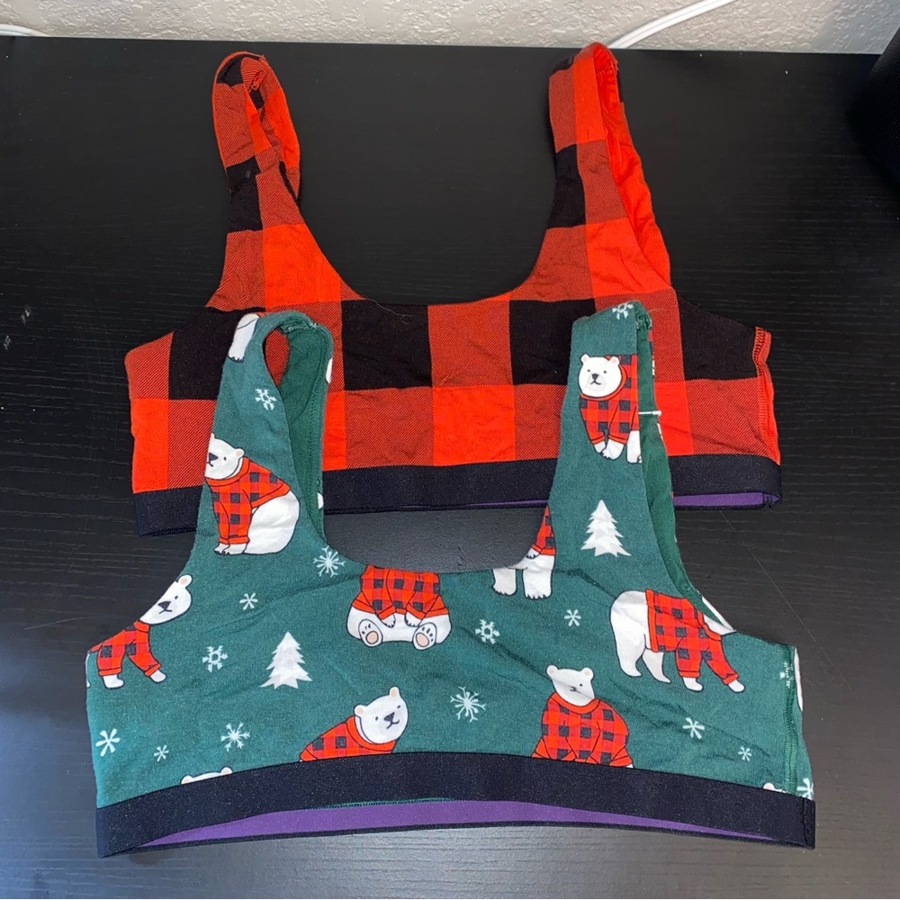 NEW 2 packs of bra with panties BOUNDLE size M